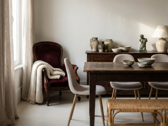 Een vleugje vintage en textuur geven karakter